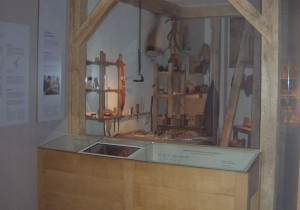 Beinschnitzerwerkstatt im Römerkastell Saalburg