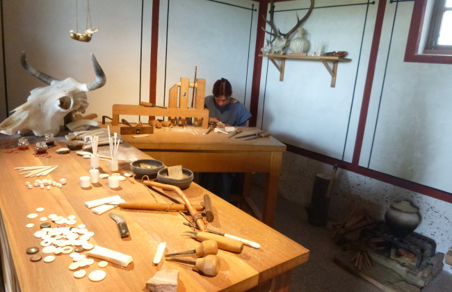 Knochenwerkstatt im Archäologischen Park Xanten